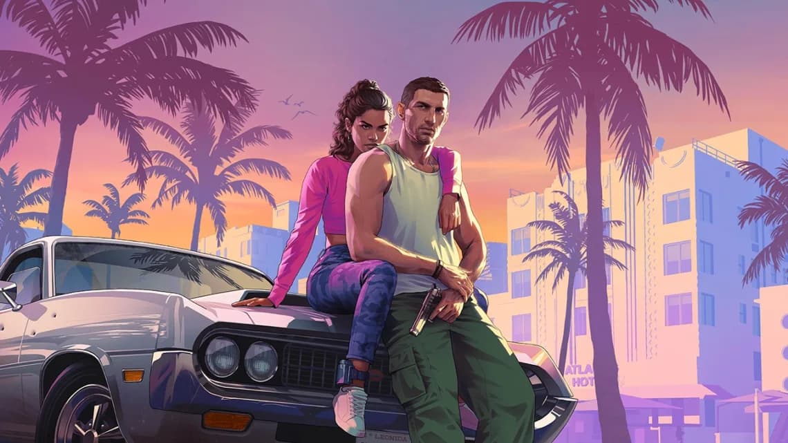 GTA 6 promotional artwork with November 19, 2026 release date countdown