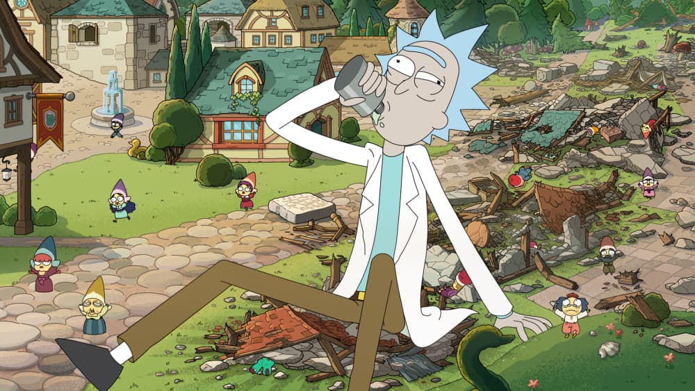 Rick and Morty Season 9 official promotional image featuring the Smith family ready for interdimensional adventures