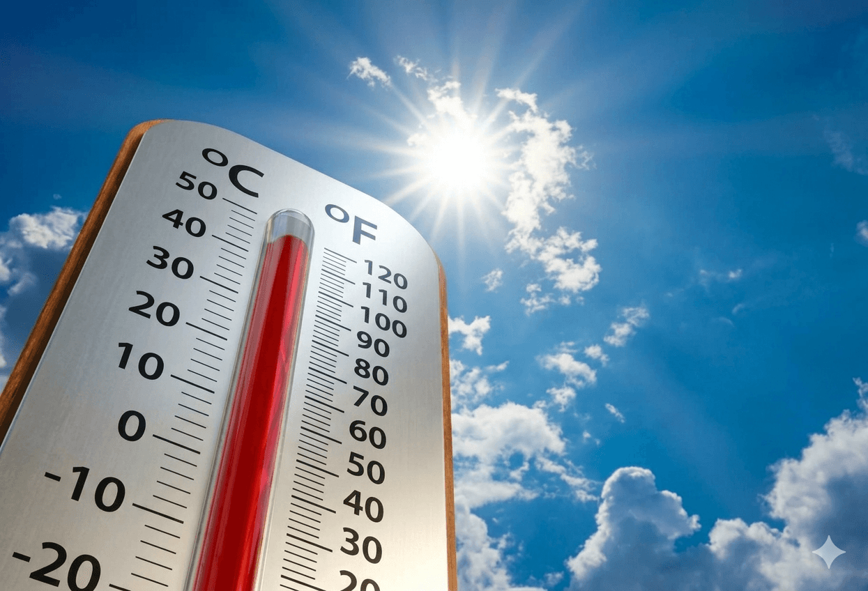 "Satellite thermal imaging of warming tropical Pacific Ocean waters indicating El Nino development
