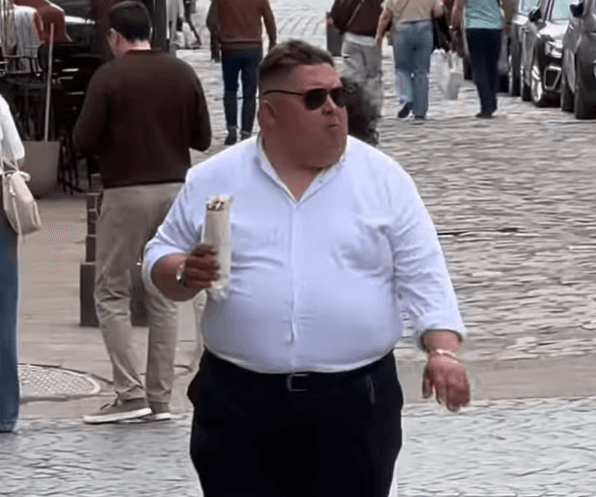 The man who became famous just by walking.