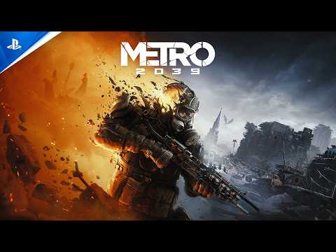 Metro 2039 gameplay screenshot showing The Stranger in Moscow Metro tunnels with mutant creatures